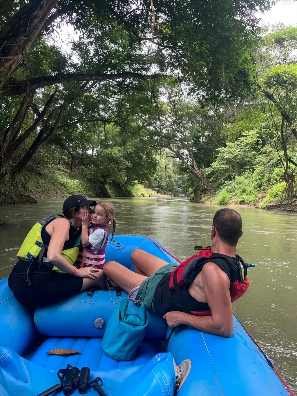 Safari Float on a Raft – Peñas Blancas River Family Friendly Small Groups
